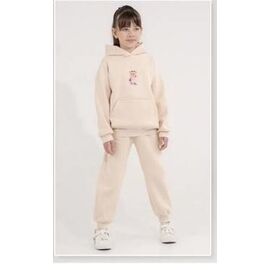 Фотография Костюм детский спортивный тёплый на девочку 5860 l.beige р.6-9 "BURATINO" недорого оптом от прямого поставщика