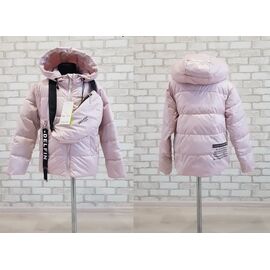 Фотография Курка детская зимняя на девочку 9705 pink р.128-152 "Gold Kids" недорого оптом от прямого поставщика