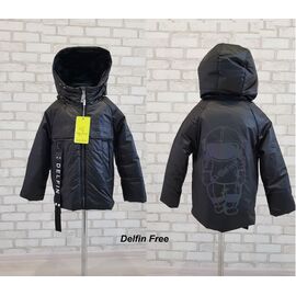 Фотография Курка детская зимняя на мальчика 9708 black р.122-146 "Gold Kids" недорого оптом от прямого поставщика