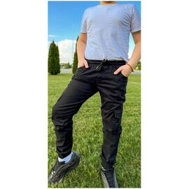 Фотография Джоггеры детские тёплые на мальчика 601-2 black р.8-12 "iBamBino" недорого оптом от прямого поставщика
