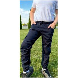 Джоггери дитячі теплі на хлопчика 601-2 navy р.8-12 "iBamBino" недорого оптом від прямого постачальника