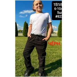 Джоггери дитячі теплі на хлопчика 8230 black р.6-10 "iBamBino" недорого оптом від прямого постачальника
