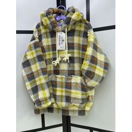 Фотография Худи детский на девочку 8858 grey-green р.104-128 "iBamBino" недорого оптом от прямого поставщика