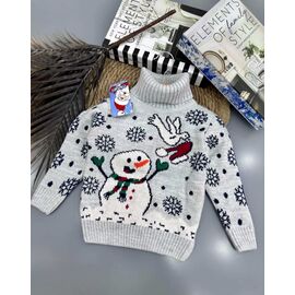 Фотография Свитер детский на мальчика 8876 grey р.2-5 "iBamBino" недорого оптом от прямого поставщика