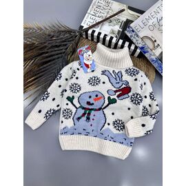 Фотография Свитер детский на мальчика 8877 grey р.2-5 "iBamBino" недорого оптом от прямого поставщика