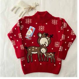 Фотография Свитер детский унисекс 5370 red р.2-5 "iBamBino" недорого оптом от прямого поставщика