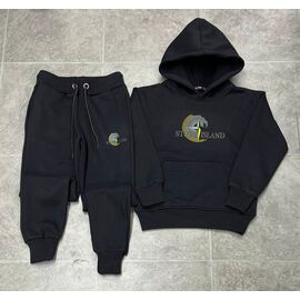 Костюм дитячий спортивний теплий на хлопчика 8954 black р.9-12 "iBamBino" недорого оптом від прямого постачальника