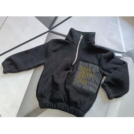 Фотография Батник детский тёплый на мальчика 170087 black р.3-7 "iBamBino" недорого оптом от прямого поставщика