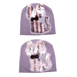 Фотография Шапка детская зимняя на девочку 134 grey р.7-12 "Mabi" недорого оптом от прямого поставщика