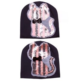 Фотография Шапка детская зимняя на девочку 136 navy р.7-12 "Mabi" недорого оптом от прямого поставщика