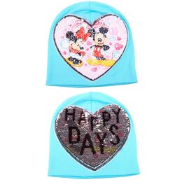 Шапка дитяча зимова на дівчинку 147 l.blue р.7-12 "Mabi" недорого оптом від прямого постачальника