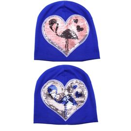 Фотография Шапка детская зимняя на девочку 159 blue р.7-12 "Mabi" недорого оптом от прямого поставщика