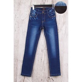 Джинси дитячі утеплені на дівчинку 130172 р.134-164 "Gold Kids" недорого оптом від прямого постачальника