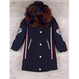 Курка дитяча зимова на дівчинку 1822 р.134-158 "Gold Kids" недорого оптом від прямого постачальника