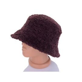 Панама зимова жіноча K10-11 brown р.M-L "Mabi" недорого оптом від прямого постачальника