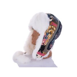 Шапка дитяча зимова на дівчинку K11-20 navy р.one size "Mabi" недорого оптом від прямого постачальника