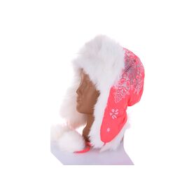 Шапка дитяча зимова на дівчинку K11-21 coral р.one size "Mabi" недорого оптом від прямого постачальника