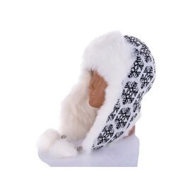 Шапка дитяча зимова на дівчинку K11-24 black р.one size "Mabi" недорого оптом від прямого постачальника