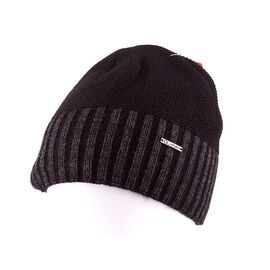 Шапка чоловіча зимова H412 black р.57-60 "Mabi" недорого оптом від прямого постачальника