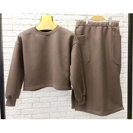 Фотография Костюм женский тёплый 20701 cappucino р.42-50 "VJ" недорого оптом от прямого поставщика