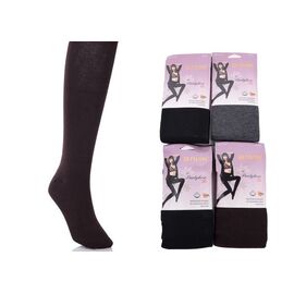 Фотография Колготы тёплые женские F132 mix р.48-54 "Алия" недорого оптом от прямого поставщика