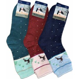 Фотография Носки женские тёплые 1902 mix р.36-40 "Алия" недорого оптом от прямого поставщика