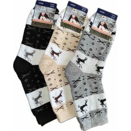 Фотография Носки женские тёплые 1904 mix р.36-40 "Алия" недорого оптом от прямого поставщика