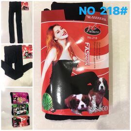 Фотография Колготы тёплые женские 218 black  байка/батал р.54-60 "Алия" недорого оптом от прямого поставщика