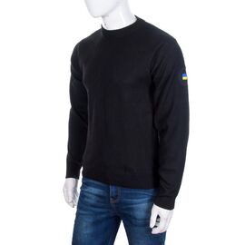 Фотография Свитер мужской 1721 black р.M-2XL "STREET" недорого оптом от прямого поставщика