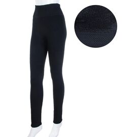 Лосини жіночі теплі A141 black р.XL-6XL "Jelzin" недорого оптом від прямого постачальника