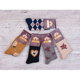 Фотография Носки женские тёплые C502-5 mix р.37-41 "Jelzin" недорого оптом от прямого поставщика