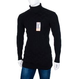 Фотография Свитер мужской 1034 black р.L-2XL "STREET" недорого оптом от прямого поставщика