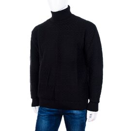 Фотография Свитер мужской 1032 black р.2XL-4XL "STREET" недорого оптом от прямого поставщика
