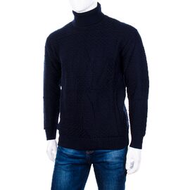 Фотография Свитер мужской 1032 navy р.2XL-4XL "STREET" недорого оптом от прямого поставщика
