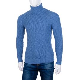 Фотография Свитер мужской 696 l.blue р.L-2XL "STREET" недорого оптом от прямого поставщика