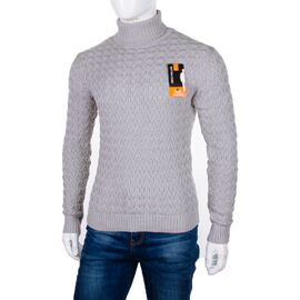 Фотография Свитер мужской 132 grey р.L-2XL "STREET" недорого оптом от прямого поставщика
