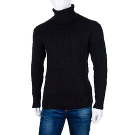 Фотография Свитер мужской 133 black р.L-2XL "STREET" недорого оптом от прямого поставщика