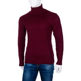 Фотография Свитер мужской 133 wine р.L-2XL "STREET" недорого оптом от прямого поставщика