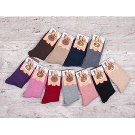 Фотография Носки женские тёплые B2356-1 mix р.37-42 "Jelzin" недорого оптом от прямого поставщика