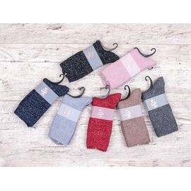 Фотография Носки женские тёплые B2519-18 mix р.36-41 "Jelzin" недорого оптом от прямого поставщика