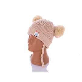 Шапка дитяча зимова на дівчинку KA184-7 травка р.44-46 "Red Hat" недорого оптом від прямого постачальника