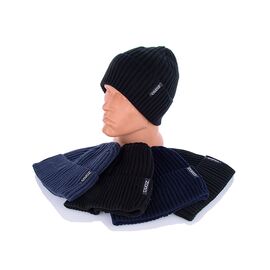 Шапка чоловіча зимова KA202 mix флис р.54-56 "Red Hat" недорого оптом від прямого постачальника