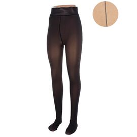 Колготи жіночі теплі A760-3 beige термо р.56-60 "Jelzin" недорого оптом від прямого постачальника