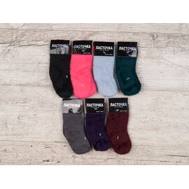 Фотография Носки детские тёплые на девочку ZB2025 mix р.20-25 "Jelzin" недорого оптом от прямого поставщика