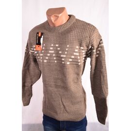Фотография Свитер мужской 1031 brown р.M-XL "STREET" недорого оптом от прямого поставщика