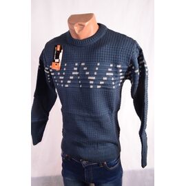 Фотография Свитер мужской 1031 l.blue р.M-XL "STREET" недорого оптом от прямого поставщика