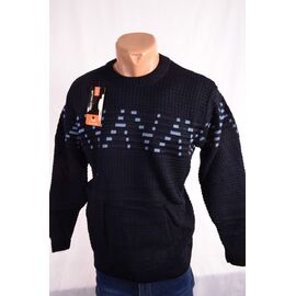 Фотография Свитер мужской 1031 navy р.M-XL "STREET" недорого оптом от прямого поставщика