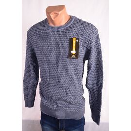 Фотография Свитер мужской 722 l.blue р.M-XL "STREET" недорого оптом от прямого поставщика