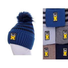 Шапка дитяча зимова на хлопчика OLK14 mix флис р.50-54 "Red Hat" недорого оптом від прямого постачальника