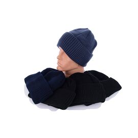 Фотография Шапка мужская зимняя KA618 mix флис р.56-62 "Red Hat" недорого оптом от прямого поставщика